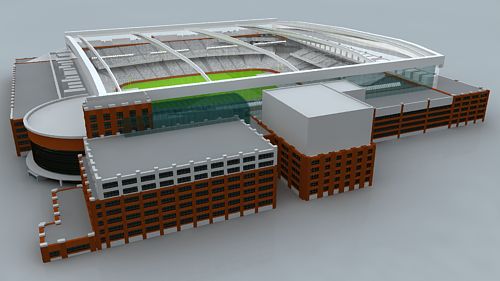 Ford Field 3D model - Architecture on 3DModels